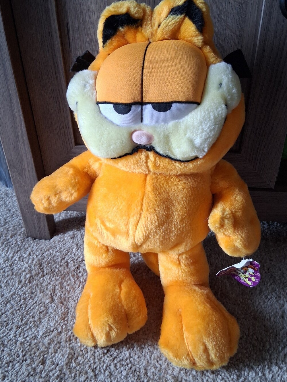 Garfield The Cat By Paws Play By Play 14" Stuffed Plush Jim Davis Original Tag